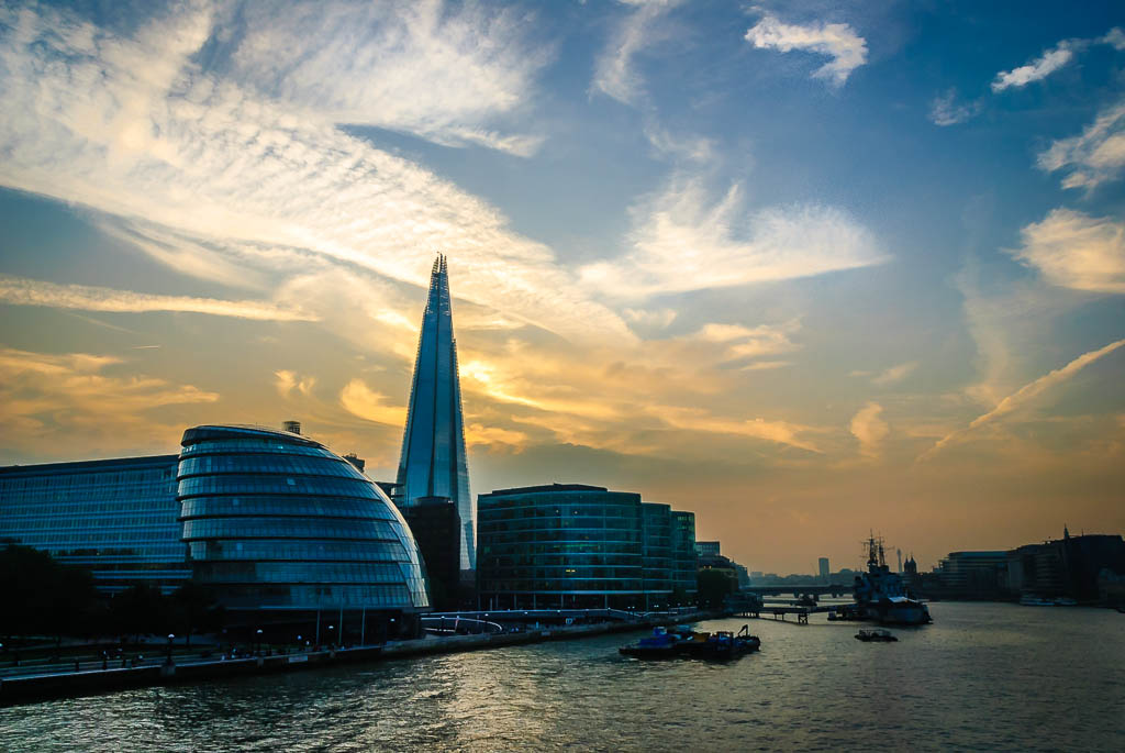 The Shard from Tower Bridge