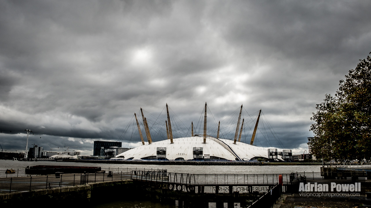 O2 Arena from East India Dock